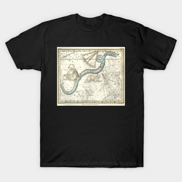 Hydra, Felis Constellations- Alexander Jamieson T-Shirt by forgottenbeauty